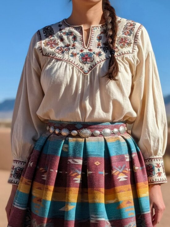 Vintage Tiny Link Concho Belt main image 3